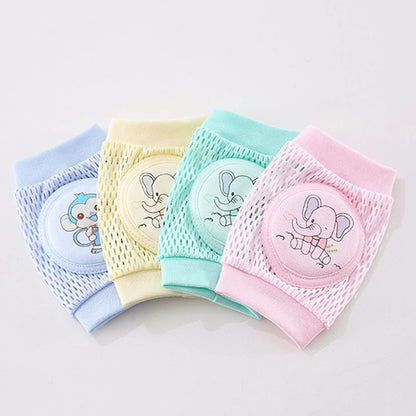 Baby Accessories Knee Pads Safety Boy Girl Kids Crawling Gaiter Toddler Slip Protector Infant Animal Monkey Tiger Dino Elephant