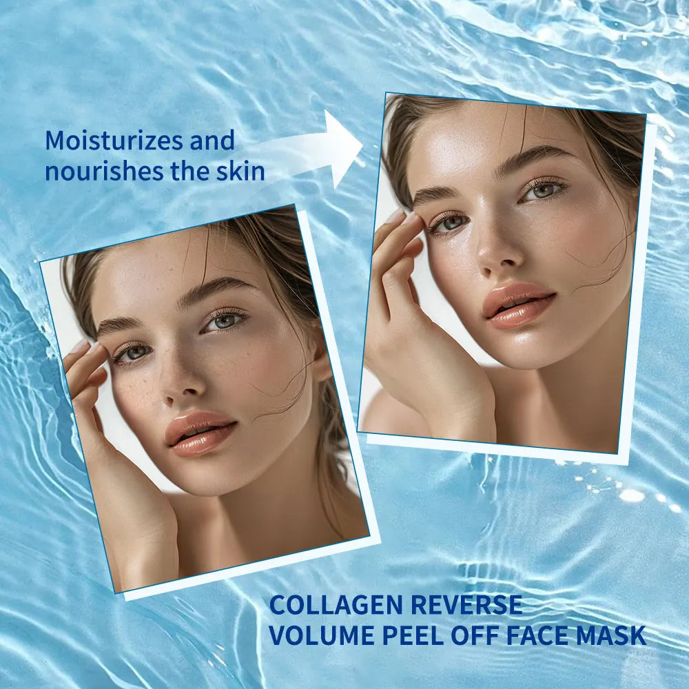 Collagen Wrapping Mask For Night Rejuvenation Moisturizing Brightening Korean Face Mask Make Glowy Skin Elasticity Facial Mask