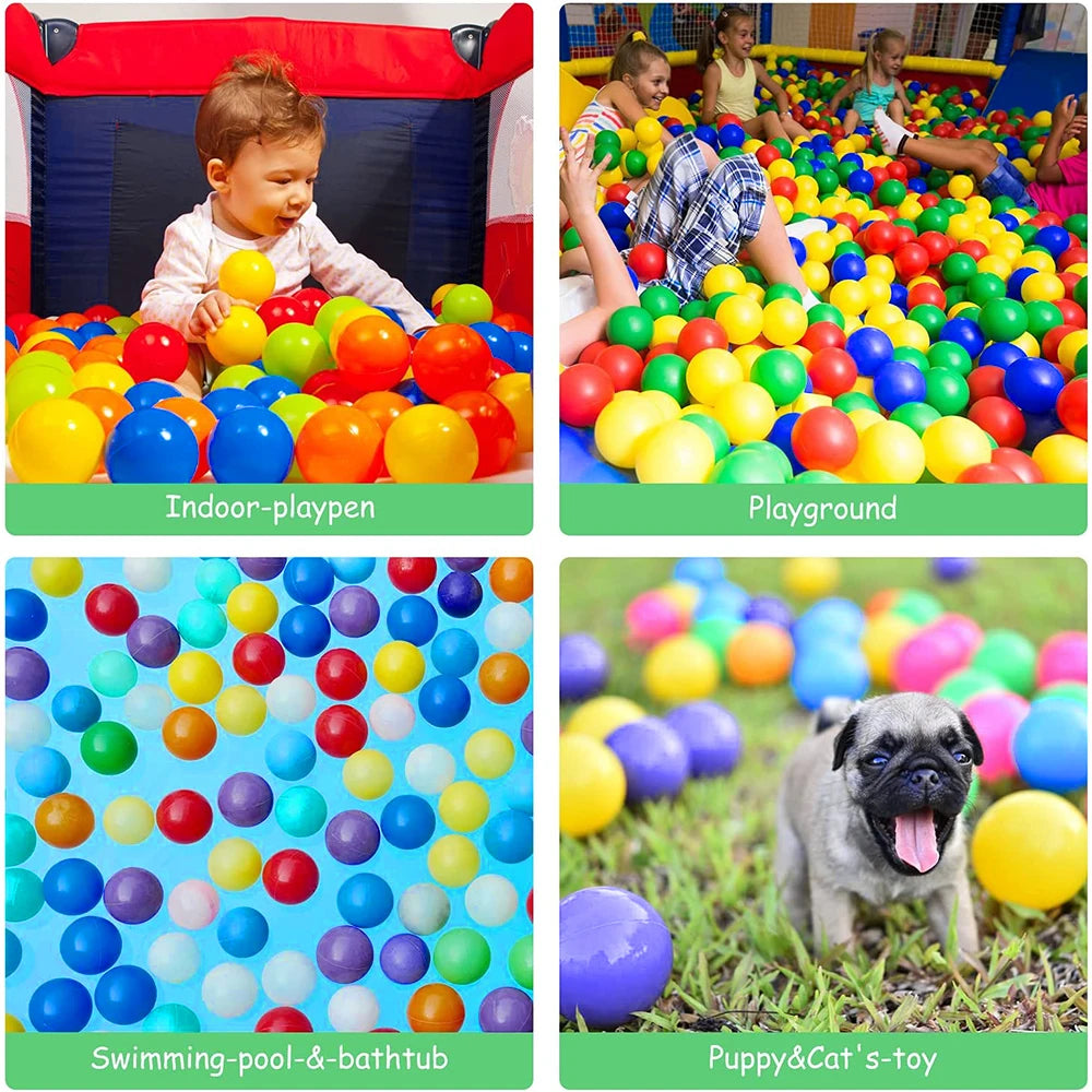 Baby Ball Pool Children's Play Tent Cartoon Ball Pit Portable Folding Outdoor Indoor Ball Pit Toys for Kids Infant Toddler Gift
