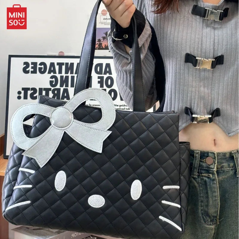 MINISO Hello kitty Large Capacity Tote Bag Shoulder Bag