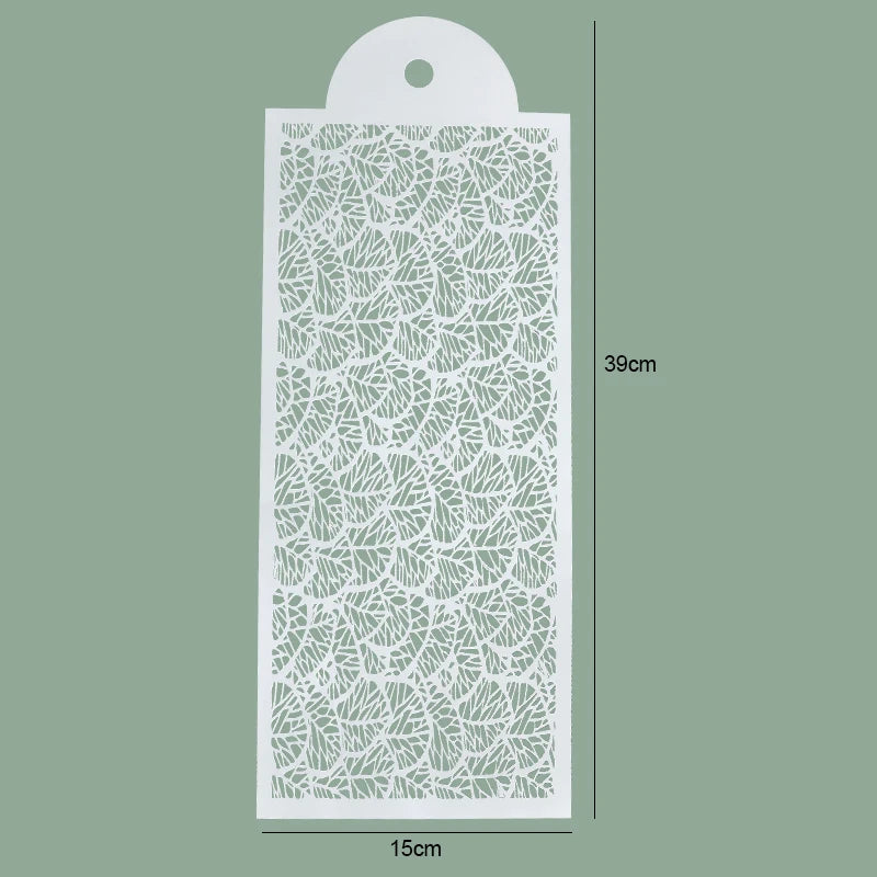 FAIS DU Fondant Cake Mesh Stamps Stencils For DIY Craft Making Wedding Cake Design Plastic Spray Template Cookie Painting Mold