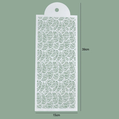 FAIS DU Fondant Cake Mesh Stamps Stencils For DIY Craft Making Wedding Cake Design Plastic Spray Template Cookie Painting Mold