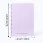 1 Pack Lined Ruled Spiral Paper Notebook 5.8 x 8.2 Inches College