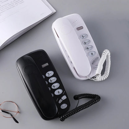 KXT-580 Big Button Corded Phone Telephones Landline Phone with Call Light Redial Pause Support Wall Mount or Desk Phone