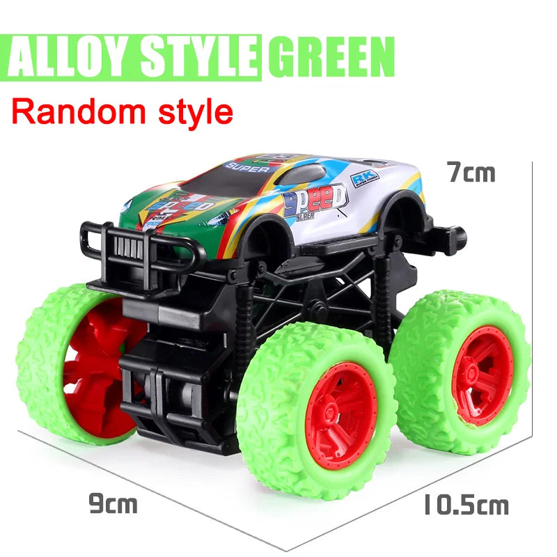 Pull Back Toy Car Inertial Rotation Car Four-wheel Drive Off-road Vehicle SUV Racing Power Children's Toy Car