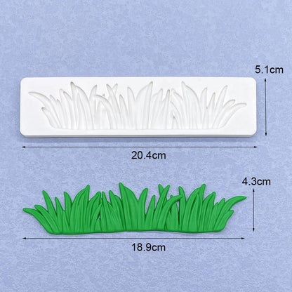 Grass Silicone Cake Baking Mold Sugarcraft Chocolate Cupcake Resin Tools Fondant Decorating Tools