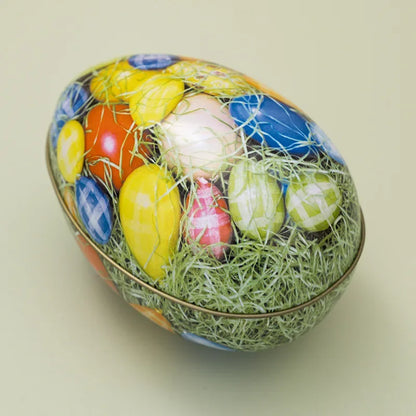 8pMetal Decorated Easter Egg Shell