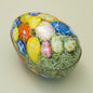 8pMetal Decorated Easter Egg Shell