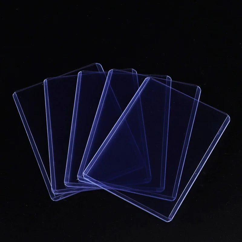 10PCS Standard 35PT Top Loaders Game Card Sleeves Top loaders Card Protector for Baseball Football Sports Game Cards PVC Slot