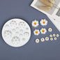 Daisy Wild Chrysanthemum Flower Silicone Sugarcraft Mold Fondant Cake Decorating Tools Candy Clay Cupcake Chocolate Baking Mold