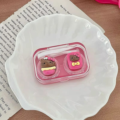 New Hello Kitty Contact Lens Case Transparent