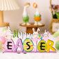 Wooden Easter Standing Rabbit – Spring Table Ornament Decor