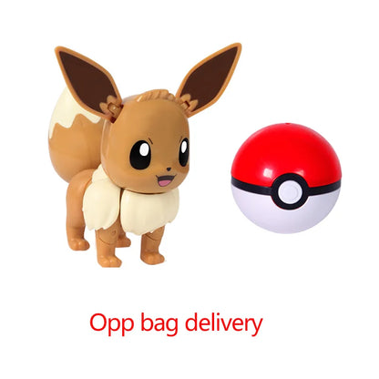 Pokemon Figures Toys Pocket Monsters Ball Model Pikachu Gengar Pokeball Dragonite Snorlax Pokeball poke Action Figures  Toy gift