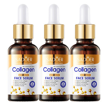SADOER Collagen Face Serum – Anti‑Aging, Moisturizing & Nourishing Facial Essence (1/2/3 PCS)
