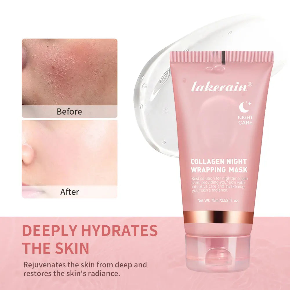 Korean Deep Collagen Peel‑Off Mask – Anti‑Wrinkle Overnight Treatment