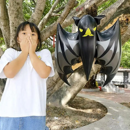 Inflatable Halloween Decorations Indoor Outdoor Blow Up Bat Spooky Outdoor Holiday Blow Up Bat For Garden Terrace