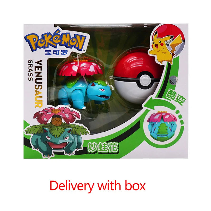 Pokemon Figures Toys Pocket Monsters Ball Model Pikachu Gengar Pokeball Dragonite Snorlax Pokeball poke Action Figures  Toy gift