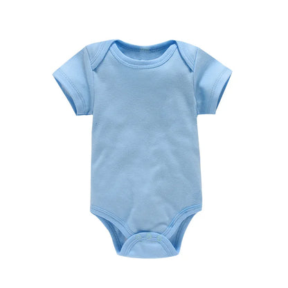 Baby Onesies in 7 Colors - Solid Bodysuits for Boys and Girls