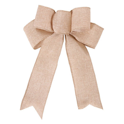 1/6pcs Large Christmas Bow Decorative Christmas Wreaths Ribbon Bows Xmas Tree Decoration Home Party Decor DIY Gift Wrapping