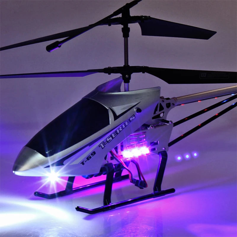 Large Remote Control Helicopter 80cm Extra 2.4G 3.5CH Rc Drone Durable Charging Toy Drone Model UAV Outdoor Aircraft Helicoptero