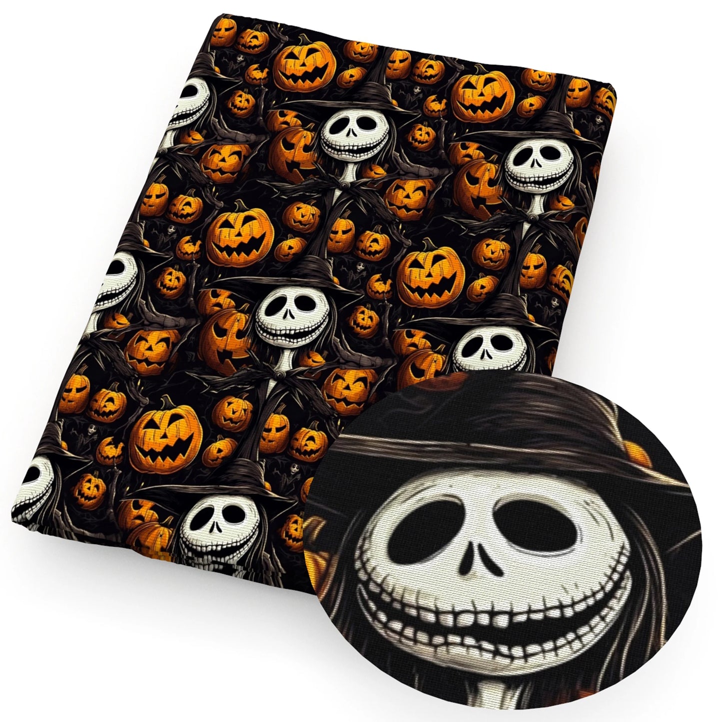 Jack Skellington The Nightmare Before Christmas Polyester Cotton Fabric Tissue Sewing Quilting Needlework DIY Cloth 50*145cm