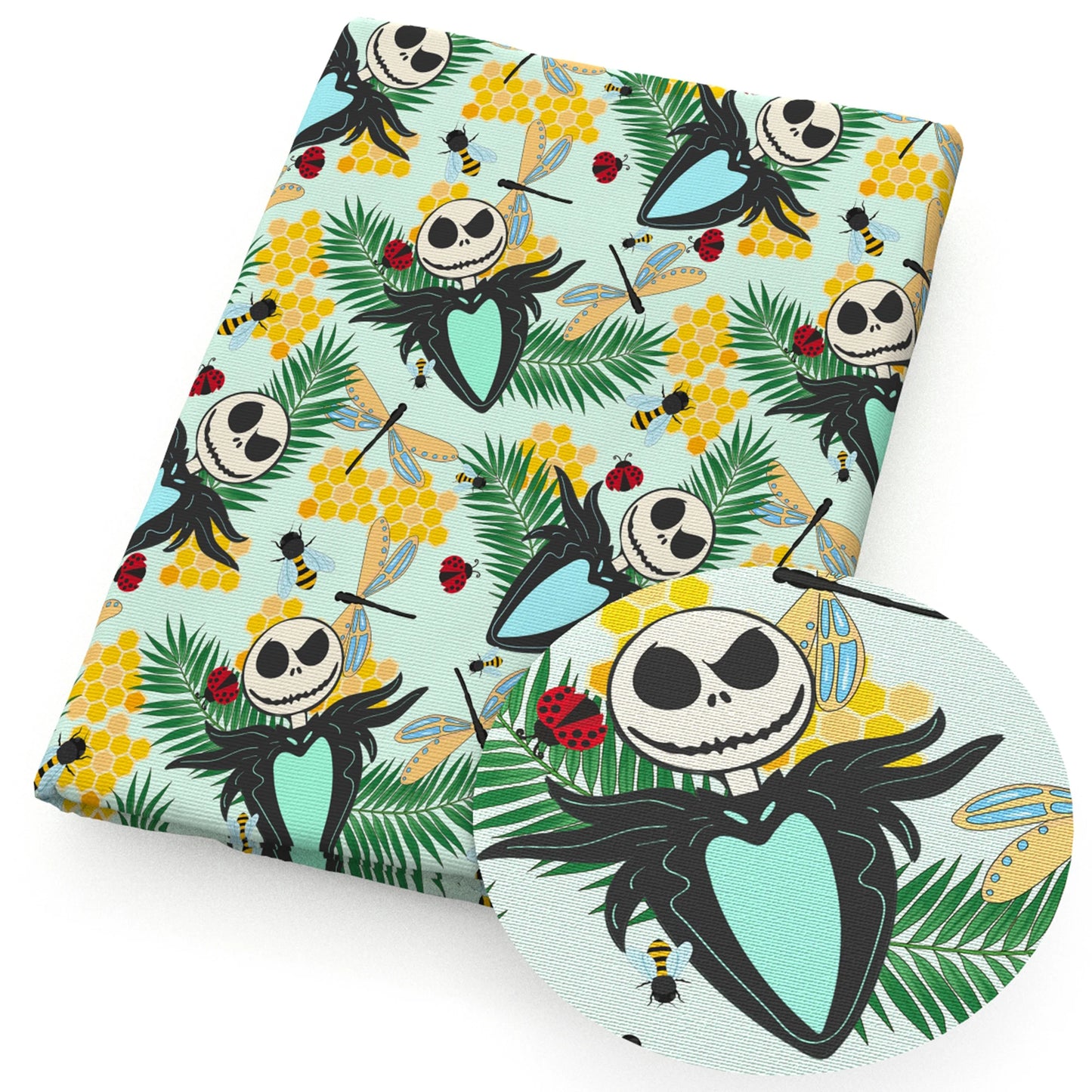Jack Skellington The Nightmare Before Christmas Polyester Cotton Fabric Tissue Sewing Quilting Needlework DIY Cloth 50*145cm