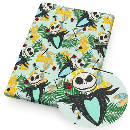 Jack Skellington The Nightmare Before Christmas Polyester Cotton Fabric Tissue Sewing Quilting Needlework DIY Cloth 50*145cm