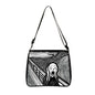 Gothic Black Angel Pattern Women Shoulder Bag Demon Punk Handbags for Travel Key Purse Phone Holder Messenger Bag Crossbody Bag