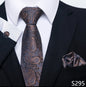 Silk Tie Pocket Squares Necktie Suit Accessories