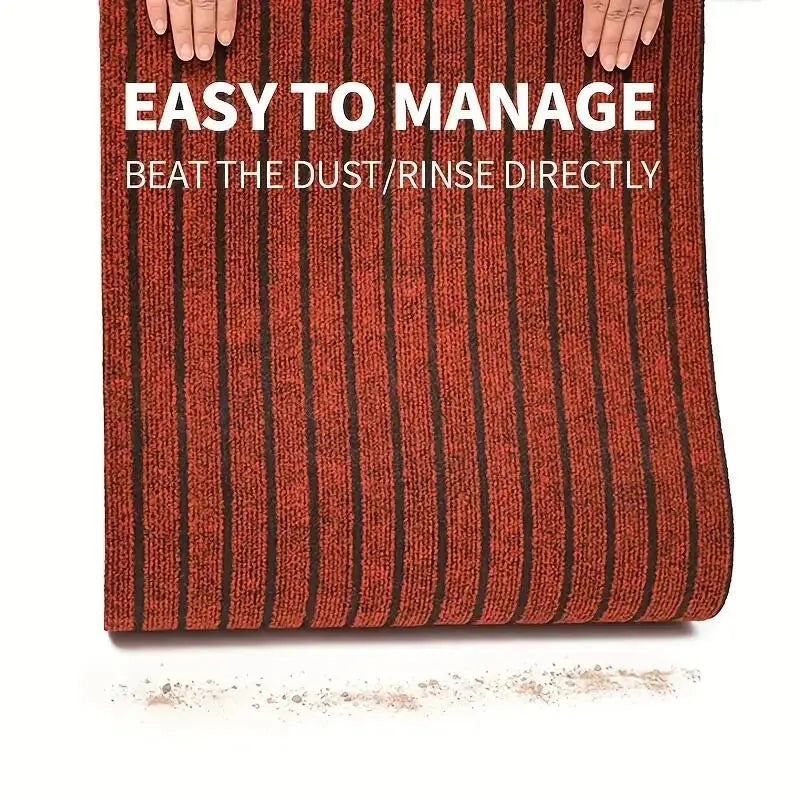 Soft and Thick Kitchen Mat - Striped Anti slip and Oil proof Floor Mat - Durable Waterproof Carpet - Anti fouling Floor Mat
