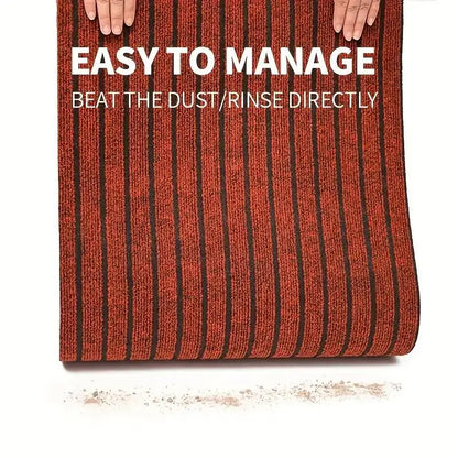 Soft and Thick Kitchen Mat - Striped Anti slip and Oil proof Floor Mat - Durable Waterproof Carpet - Anti fouling Floor Mat