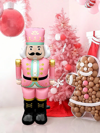 1/2pcs Standing Christmas Walnut Guard Aluminum Foil Balloon,Christmas  Decoration,New Year,Merry Christmas,Holiday Decoration