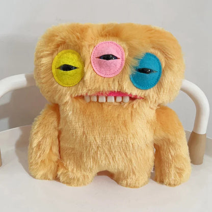 22cm Funny Ugly Teeth Monster Plush Toys Stuffed Anime The Block Monster Plushies Squirm Rainbow Crazy Rabbit Peluche Xmas Gifts