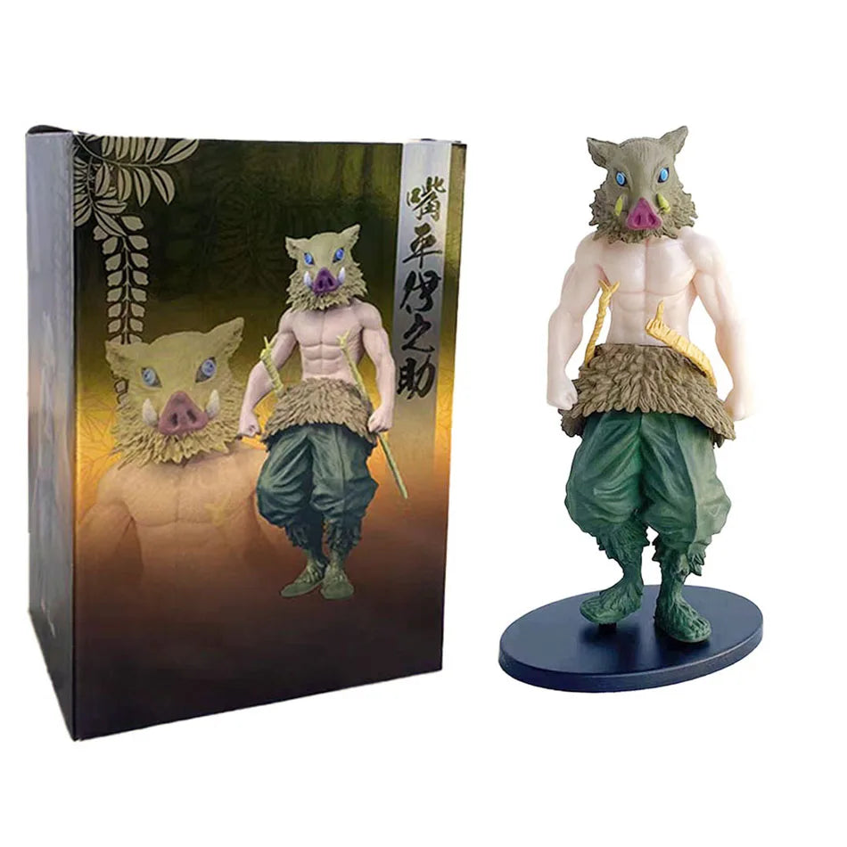 Anime Figure Kamado Tanjirou Nezuko Demon Slayer Figure Action Figures PVC Model Toys Zenitsu Figurine Inosuke Kimetsu No Yaiba