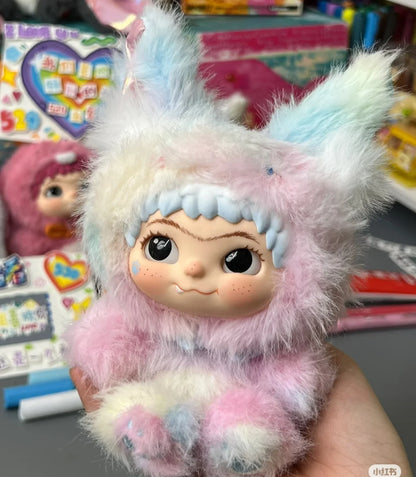T HOT NEW Trendy Play Blind Box Plush Pendant Wakuku Fox Rabbit Mischief Diary Series Girl Gift Cute Ornament Mystery Box