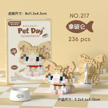 Animal Mini Building Blocks Set – Small Particle DIY Assembly Bricks for Kids Ages 10–12, Educational Birthday Toy