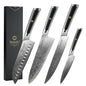 Sunnecko Damascus Chef Knife Set – 1–7 PCS High Carbon VG10 Steel Ultra‑Sharp Kitchen Knives
