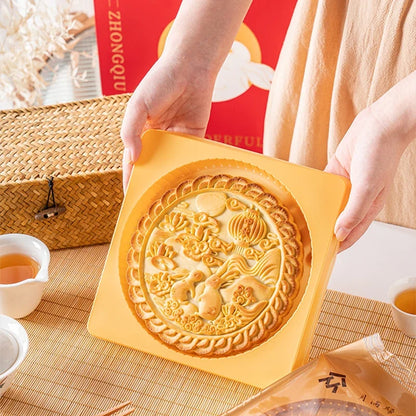 Mid-Autumn Festival large moon cake mold hand-pressed Cantonese style 1 catties 600g commercial abrasive household baking