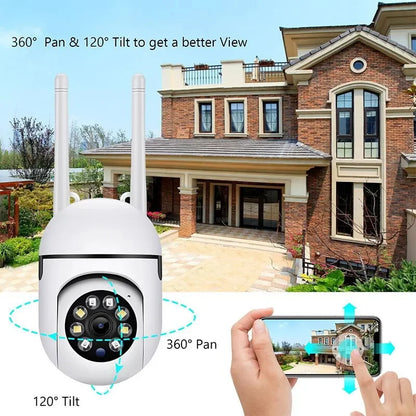 A7 IP Camera Smart Outdoor Home Security WIFI CCTV Surveillance with Color Night Vision Wireless HD 2-Way Audio Camera TF Card
