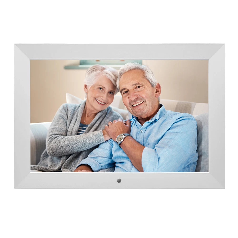 10‑Inch IPS Digital Photo Frame with 1280×800 Display & Remote Control