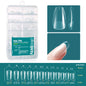 Soft Gel Tips - Medium Almond/Coffin Acrylic Nails, 120pcs/box