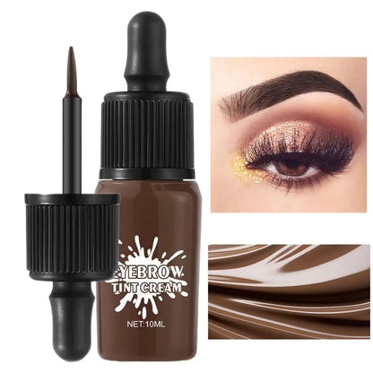Peel-off Eyebrow Gel Coffee/black Eyebrow Tint Cream Permanent Eye Brow Tattoo Tint Long-lasting Waterproof Dye Eyebrow Gel