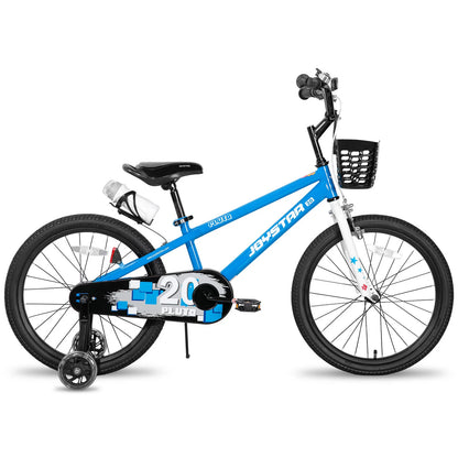 JOYSTAR 12 14 16 18 20 Inch Kids Bike with Light Up Training Wheels, Kids' Bicycle for Boys Girls Age 3-12 Years, Children Bikes