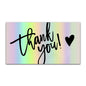 30pcs Thank You Card For Supporting Business Package Decoration "Gorgeous Thanks" Business Card Laser card Handmade With Love