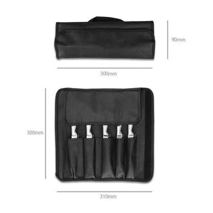 Chef Knife Storage Bag Roll-up Chef Bag Storage Pockets Cooking Gadgets Storage