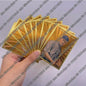 Classic 18 Types famous baseball player gold foil small cards for collection Gift and commemoration