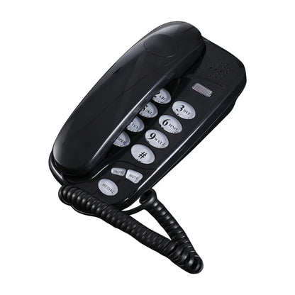KXT-580 Big Button Corded Phone Telephones Landline Phone with Call Light Redial Pause Support Wall Mount or Desk Phone