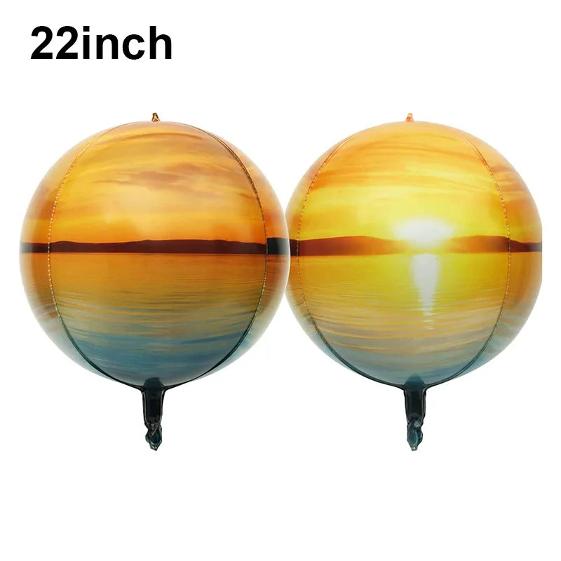 Large Standing Astronaut Balloon Rocket Balloon Outer Space Galaxy Theme Birthday Party Decoration