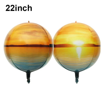 Large Standing Astronaut Balloon Rocket Balloon Outer Space Galaxy Theme Birthday Party Decoration