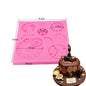 Lock Key Silicone Molds Fondant Chocolate clocks Mold Sugarcraft Clay DIY Baking Tool Cakes Cupcakes Decoration